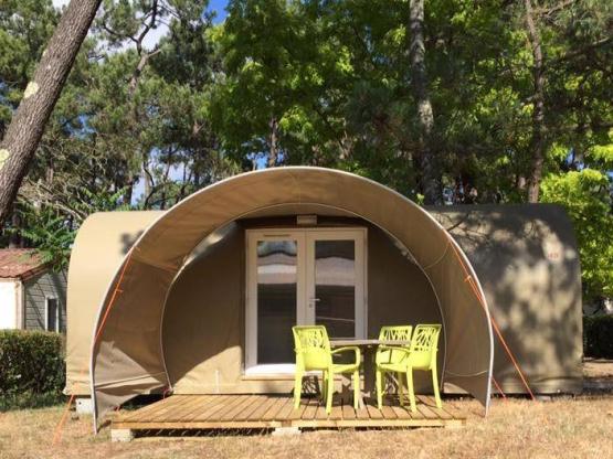 Zelt Lodge Coco Sweet 2sz - ohne Sanitäranlagen | INSOLITE - 16m² überdachte Terrasse - ohne TV