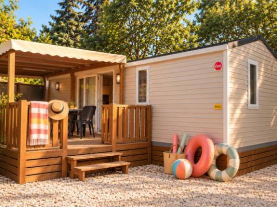 Mobile home BALNEO (AIR-CONDITIONING + tv + Dishwasher + Hot tub) 8