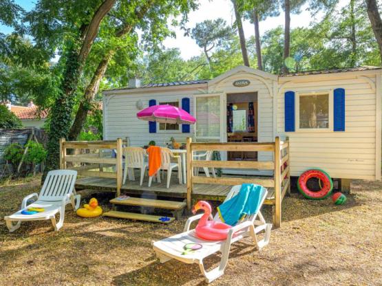 Mobilheim Classique 2sz (ohne TV) | STANDARD - 26m² - Entdeckerterrasse