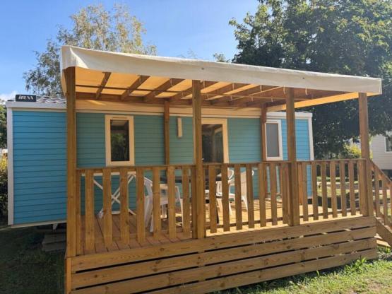 Comfort mobile home (2 bedrooms) + Covered terrace
