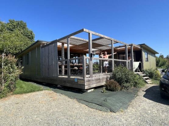 Ecolodge tribu 4 bedrooms + TV + sheltered terrace + Dishwasher + wifi