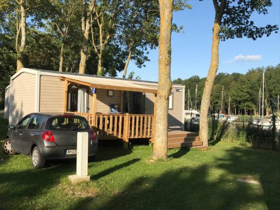 Mobil-Home PREMIUM 34m² - (4pers) 2 CH + 2 SDB + LV + TV + Barbecue + Terrace