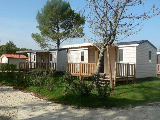 Mobile-home CONFORT+ TV 26m² - 2 bedrooms + Half-covered terrace