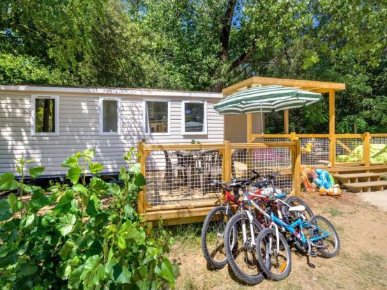 Mobile home Family 3bd | PREMIUM - 30m² - XXL covered terrace - TV - DW - plancha - FREE WIFI