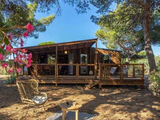 cottage-chalet with stunning lake views, private dock and pontoon