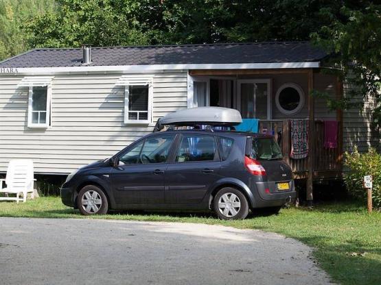 Stacaravan Le Châtaignier 29m² (2 slaapkamers) +  terras + TV