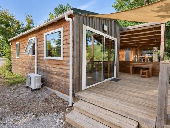 Luxury Mimosa chalet overlooking the river with panoramic views - Air-conditioned
